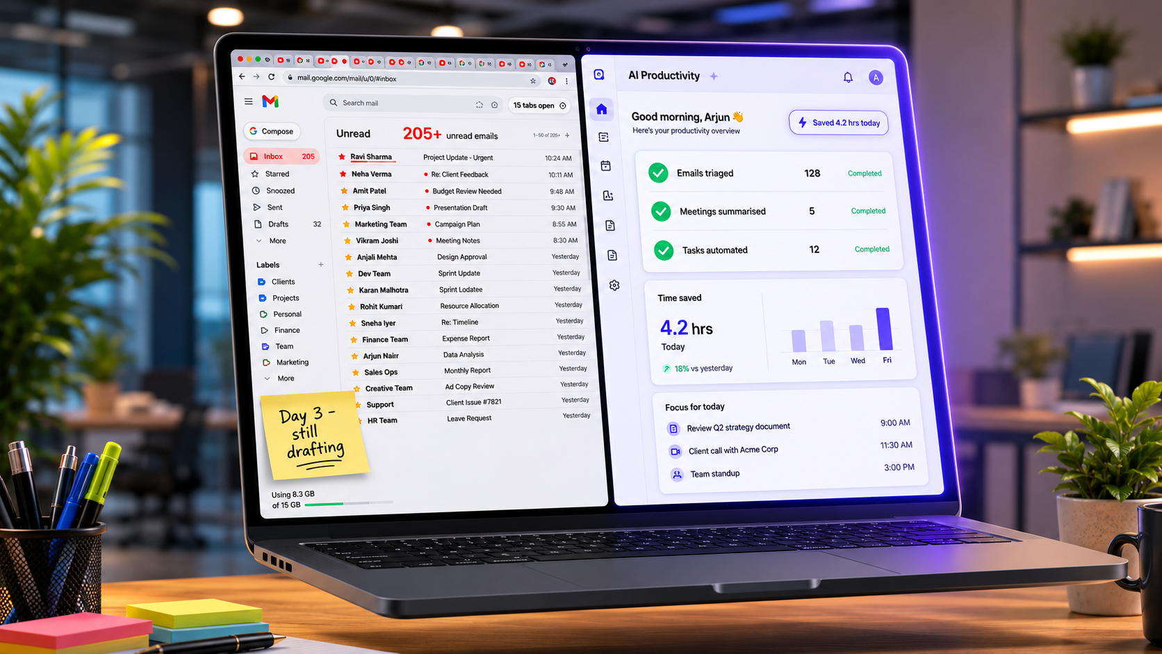 W3Grads AI Employees Hero Mockup