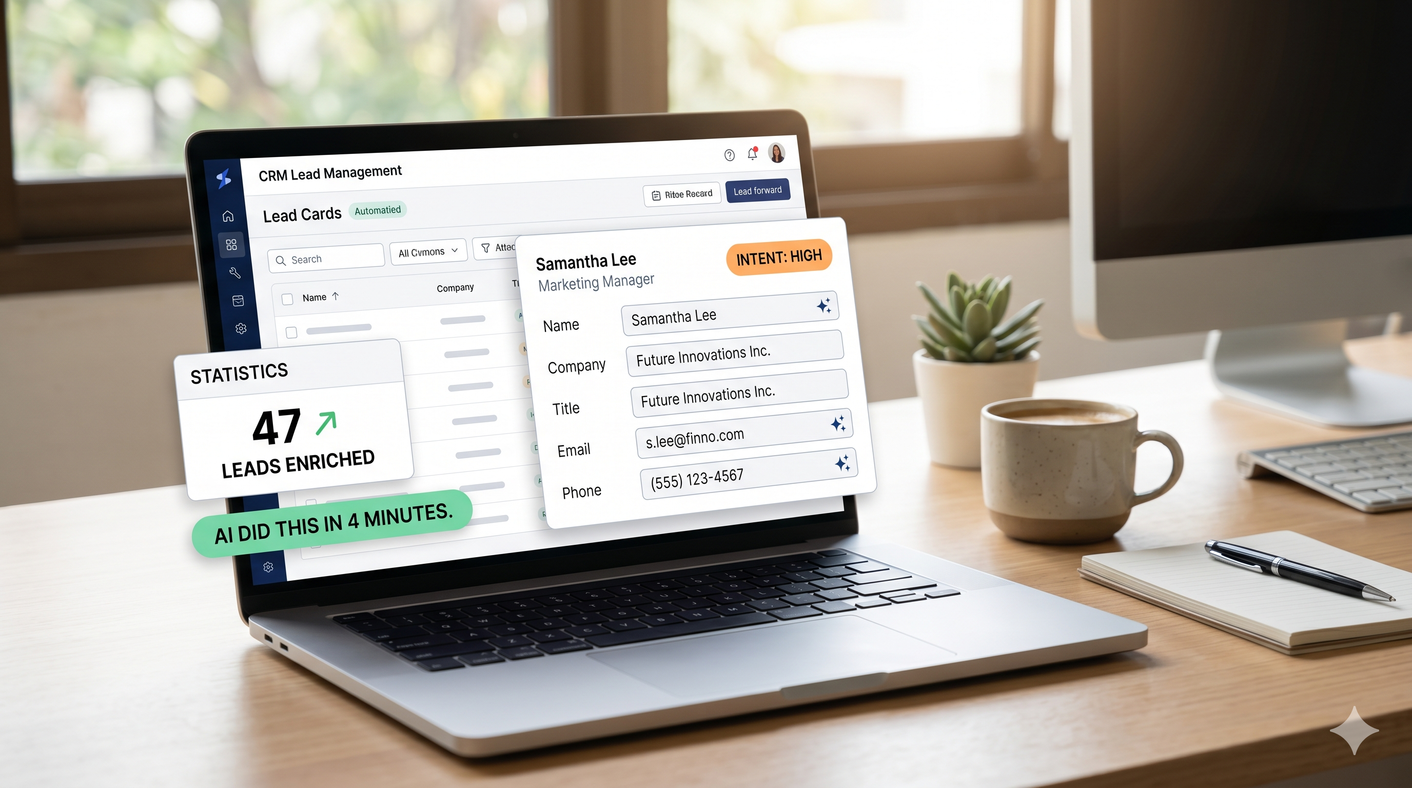 Sales Outbound Automation Mockup